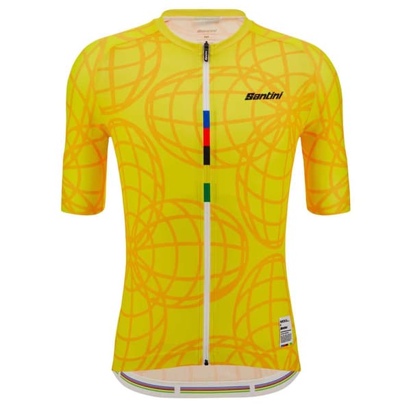Santini Goodwood 1982 Uci Lyhythihainen Pyöräilypaita Keltainen M Mies