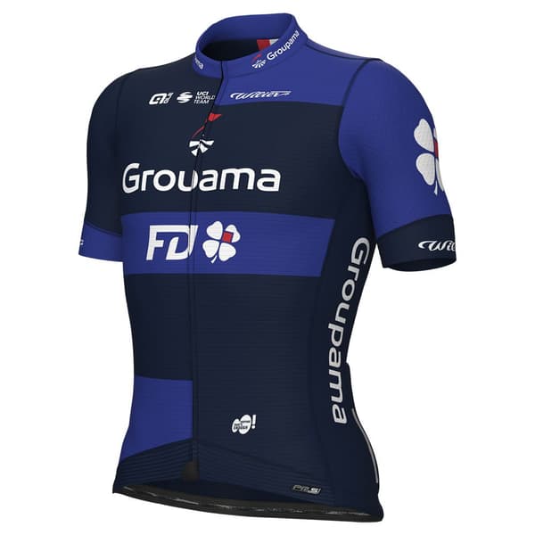 Ale Pr-s Groupama Fdj 2024 Korta ärmar Cykeltröja Blå M Man