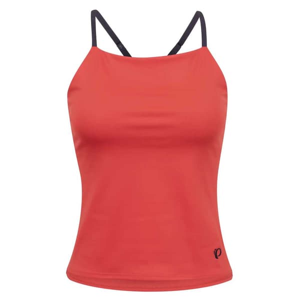 Pearl Izumi Prospect Built-in Bra Medium Support ærmeløs T-shirt Orange M Kvinde