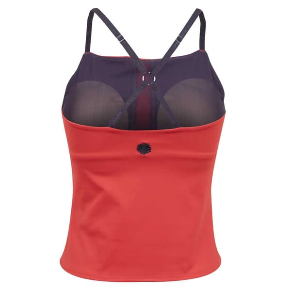 Pearl Izumi Prospect Built-in Bra Medium Support ærmeløs T-shirt Orange M Kvinde