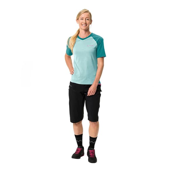 Vaude Bike Moab Pro T-shirt Med Korta ärmar Grönt 40 Kvinna