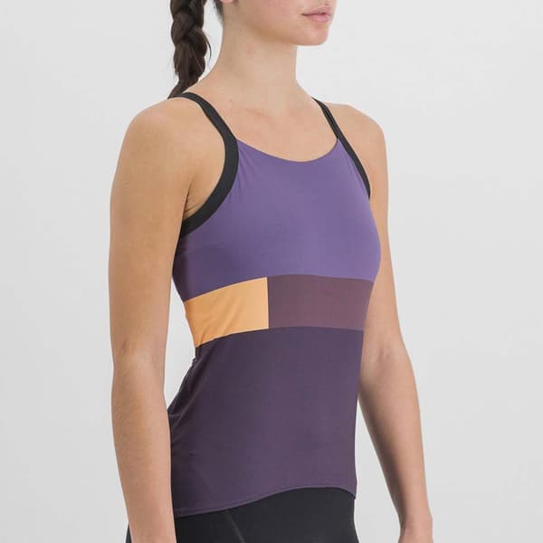 Sportful Snap ärmlös T-shirt Lila XL Kvinna