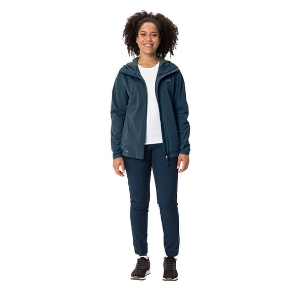 Vaude Bike Cyclist Iii Jakke Blå 42 Kvinde