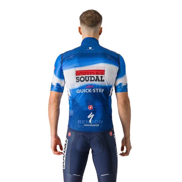 Castelli Pro Light Soudal Quick-step 2024 Väst Blå XS Man