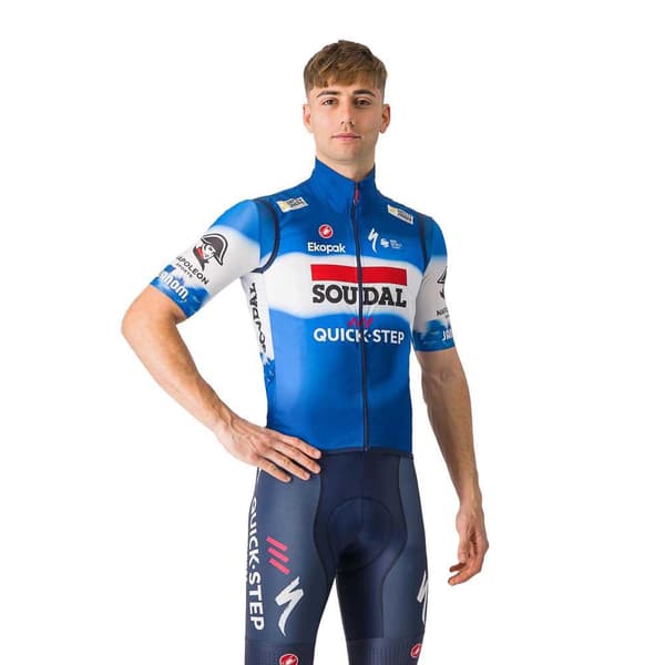 Castelli Pro Light Soudal Quick-step 2024 Väst Blå XS Man
