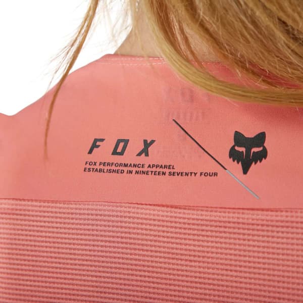 Fox Racing Mtb Flexair Ascent T-shirt Med Korte ærmer Rosa S Kvinde
