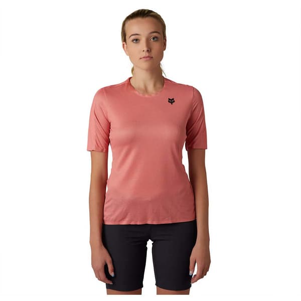 Fox Racing Mtb Flexair Ascent T-shirt Med Korte ærmer Rosa S Kvinde