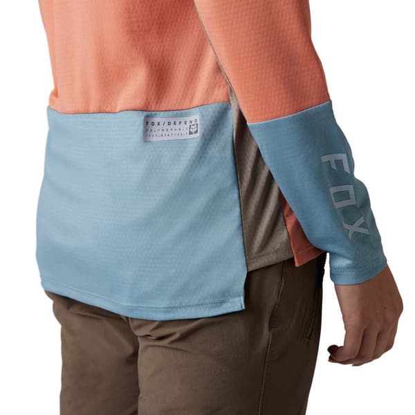 Fox Racing Mtb Defend T-shirt Med Lange ærmer Rosa S Kvinde
