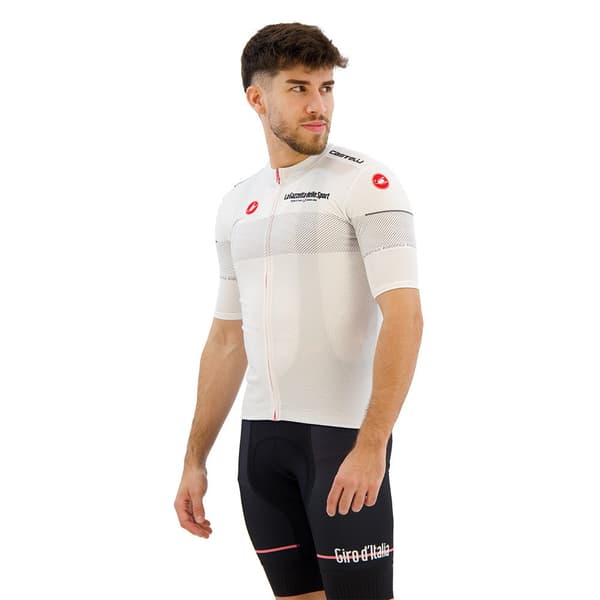 Castelli #giro107 Classification 2024 Korta ärmar Cykeltröja Beige XL Man