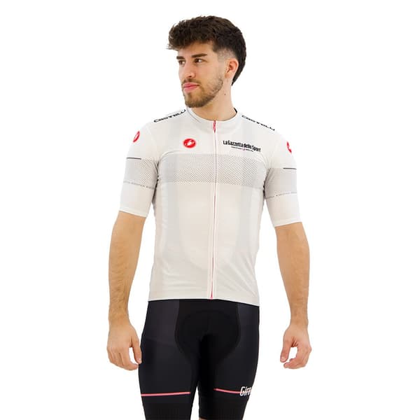 Castelli #giro107 Classification 2024 Korta ärmar Cykeltröja Beige XL Man