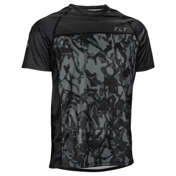 Fly Racing Super D T-shirt Med Korte ærmer Grå L Mand