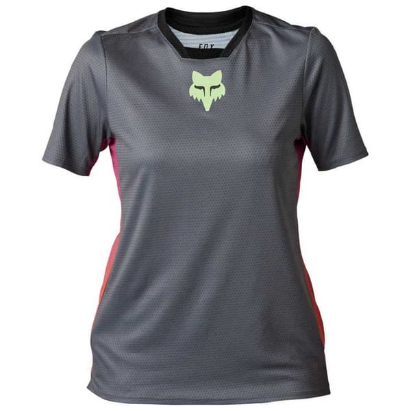 Fox Racing Mtb Defend Race T-shirt Med Korte ærmer Grå M Kvinde