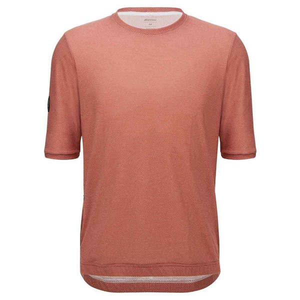 Santini Stone Slim Fit Tech T-shirt Orange 2XL Man