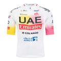 Miniatyrbild 1 av 2: Pissei Uae Team Emirates Replica Giro+tour Korta ärmar Cykeltröja Vit L Man