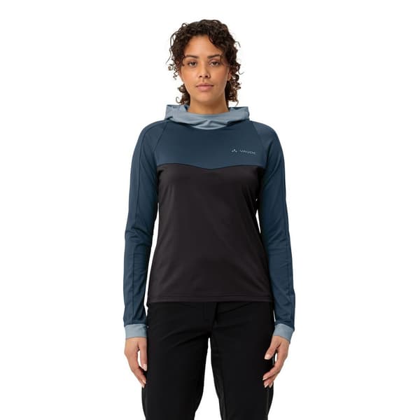 Vaude Bike Qimsa Ii T-shirt Med Lång ärm Blå 44 Kvinna