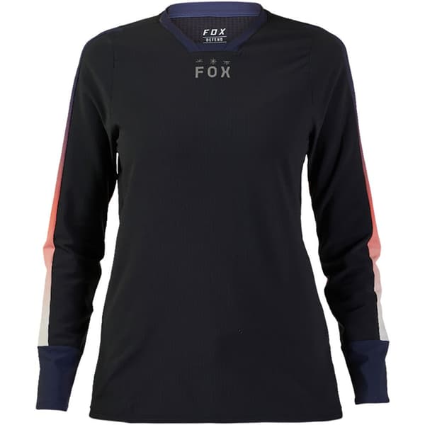 Fox Racing Mtb Defend Thermal Lunar Pitkähihainen T-paita Musta S Nainen