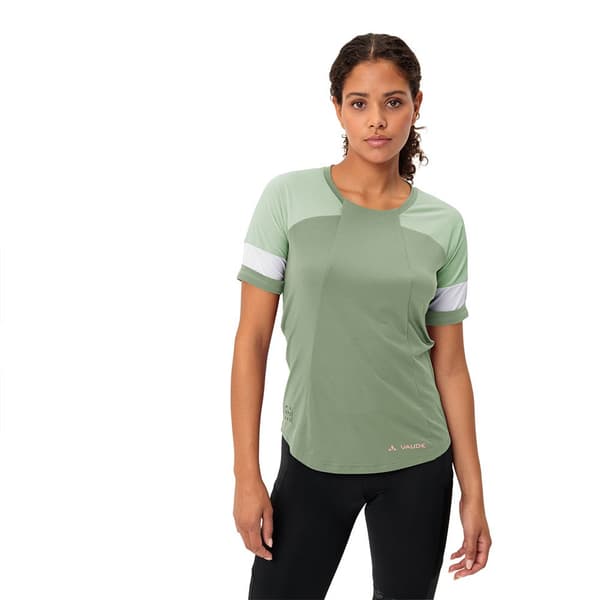 Vaude Bike Kuro T-shirt Med Korte ærmer Grøn 38 Kvinde