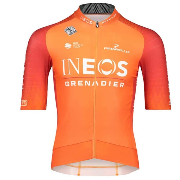Bioracer Ineos Grenadiers Epic Korta ärmar Cykeltröja Orange XS Man