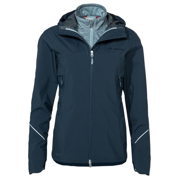Vaude Bike Yaras 3in1 Jacka Blå 38 Kvinna