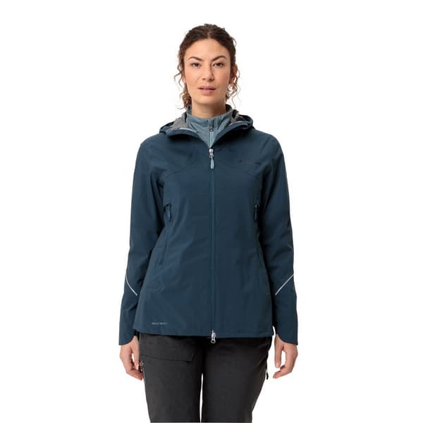 Vaude Bike Yaras 3in1 Jacka Blå 38 Kvinna