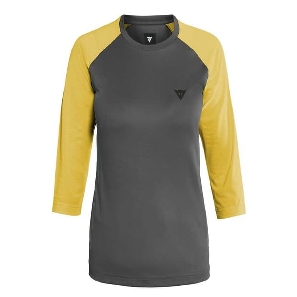 Dainese Bike Hg Bondi T-shirt Med 3/4 ärm Gul,Grå S Kvinna