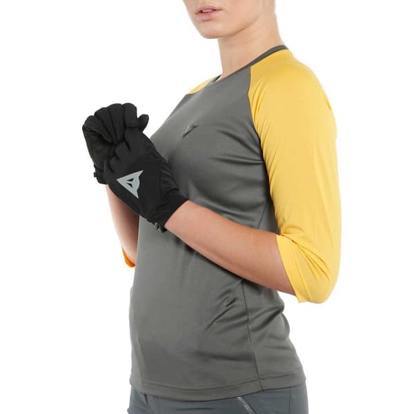Dainese Bike Hg Bondi T-shirt Med 3/4 ärm Gul,Grå S Kvinna