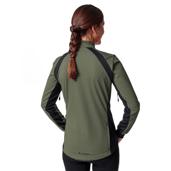 Vaude Bike Posta Soft Shell Takki Vihreä 36 Nainen