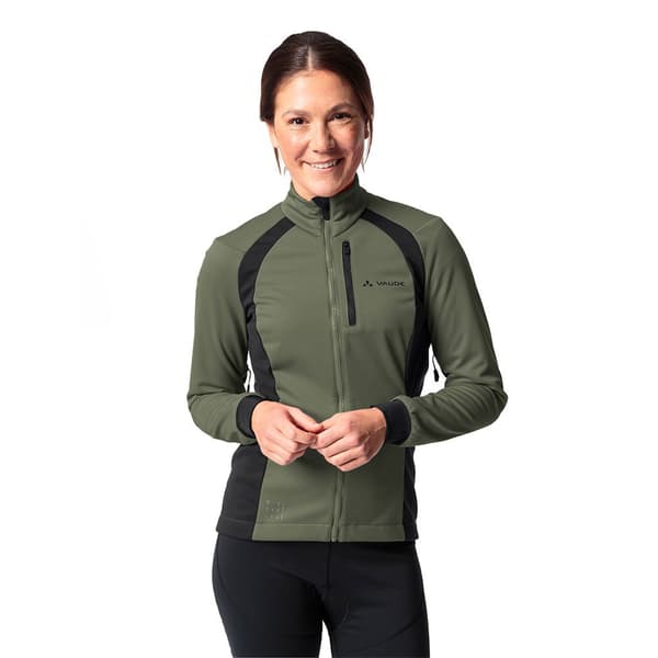 Vaude Bike Posta Soft Shell Takki Vihreä 36 Nainen