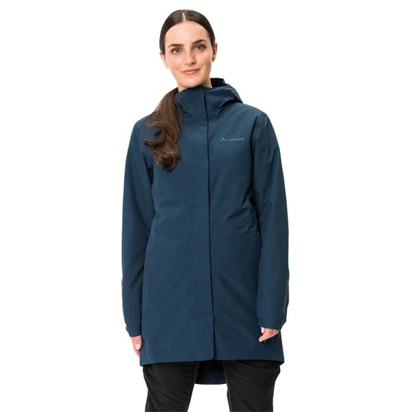 Vaude Bike Cyclist Padded Ii Parka Blå 34 Kvinde