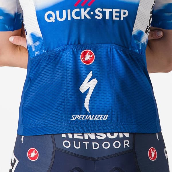 Castelli Competizione 3 W Soudal Quick-step 2024 Kortærmet Trøje Blå S Kvinde