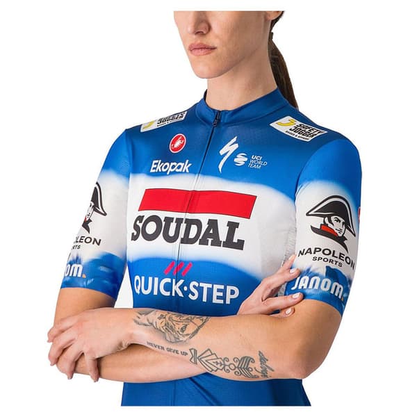 Castelli Competizione 3 W Soudal Quick-step 2024 Kortærmet Trøje Blå S Kvinde