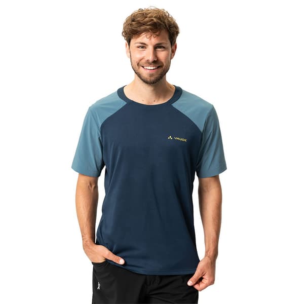 Vaude Bike Moab Pro T-shirt Med Korte ærmer Blå 2XL Mand