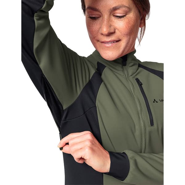 Vaude Bike Posta Soft Shell Takki Vihreä 42 Nainen