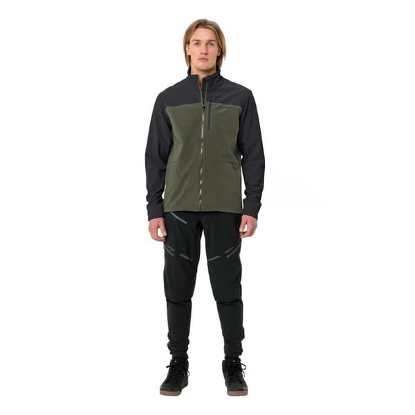 Vaude Bike Virt Ii Soft Shell Jakke Grøn XL Mand