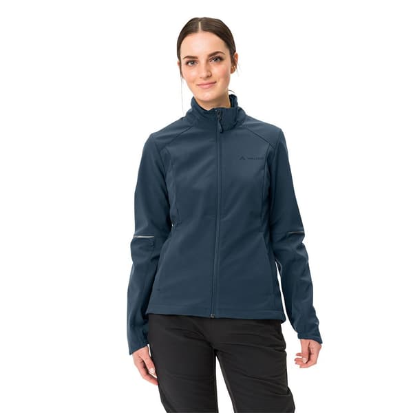 Vaude Bike Wintry Iv Soft Shell Jacka Blå 38 Kvinna