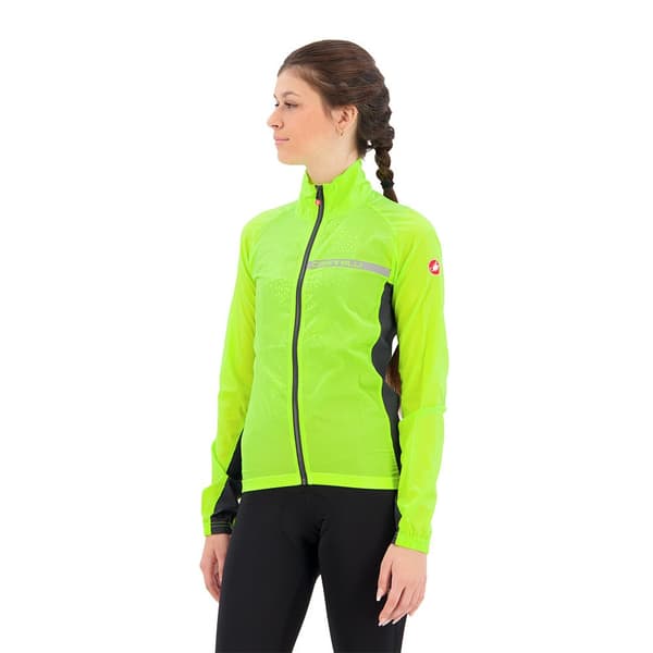 Castelli Squadra Stretch Takki Keltainen M Nainen
