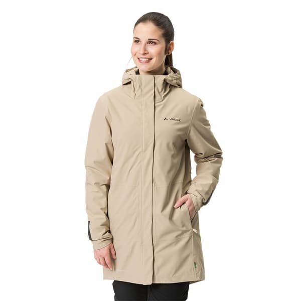 Vaude Bike Cyclist Padded Ii Parka Beige 44 Kvinna