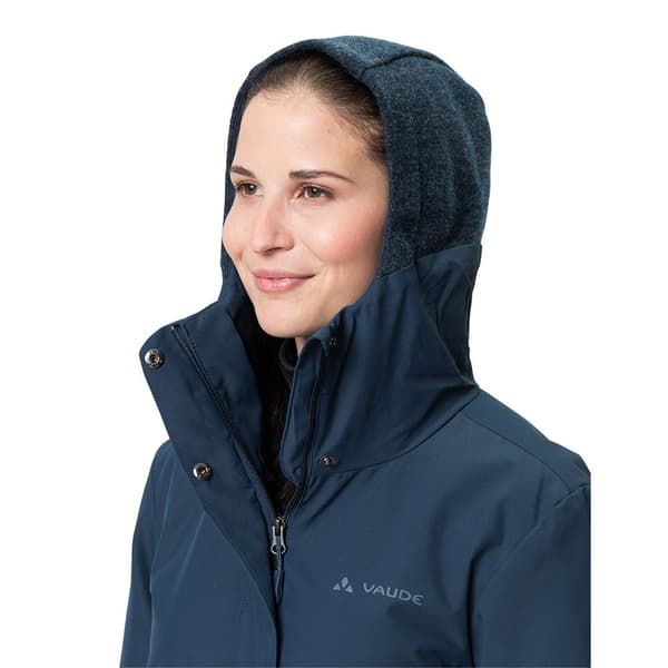 Vaude Bike Cyclist Padded Iv Jakke Blå 40 Kvinde