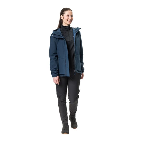 Vaude Bike Cyclist Padded Iv Jakke Blå 40 Kvinde