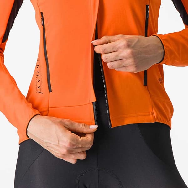 Castelli Perfetto Ros 2 Jacka Orange M Kvinna