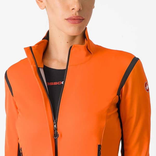 Castelli Perfetto Ros 2 Jacka Orange M Kvinna