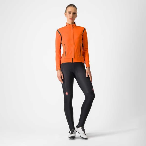 Castelli Perfetto Ros 2 Jacka Orange M Kvinna