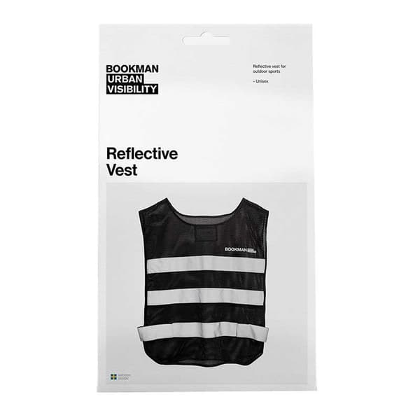 Bookman Reflective Vest Sort XS-S Mand