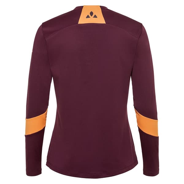 Vaude Bike Qimsa Logo T-shirt Med Lange ærmer Lilla 36 Kvinde