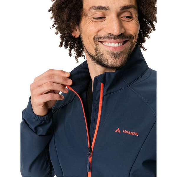 Vaude Bike Wintry Iv Soft Shell Jacka Blå L Man
