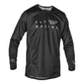 Miniatyrbillede 1 af 2: Fly Racing Radium T-shirt Med Lange ærmer Sort M Mand