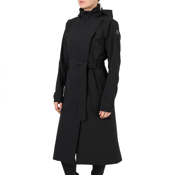 Agu Trench Jacka Svart XL Kvinna
