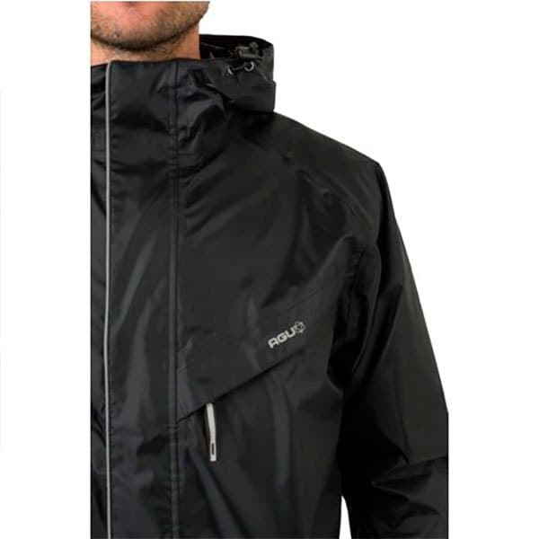 Agu Passat Rain Essential Jakke Sort S Mand