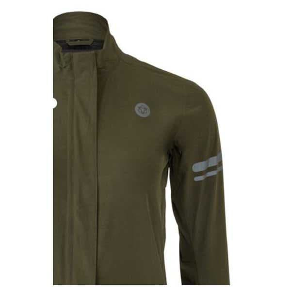 Agu Essential Prime Rain Ii Jakke Grøn M Kvinde