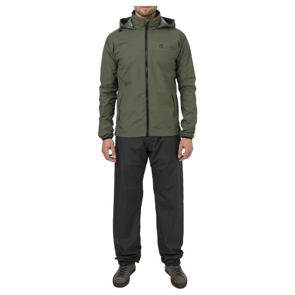 Agu Go Rain Essential Jakke- Og Buksesæt Grøn XL Mand